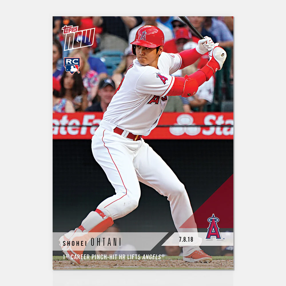 Shohei Ohtani - 07/08/2018 TOPPS NOW® Card 432 - Print Run: 3430