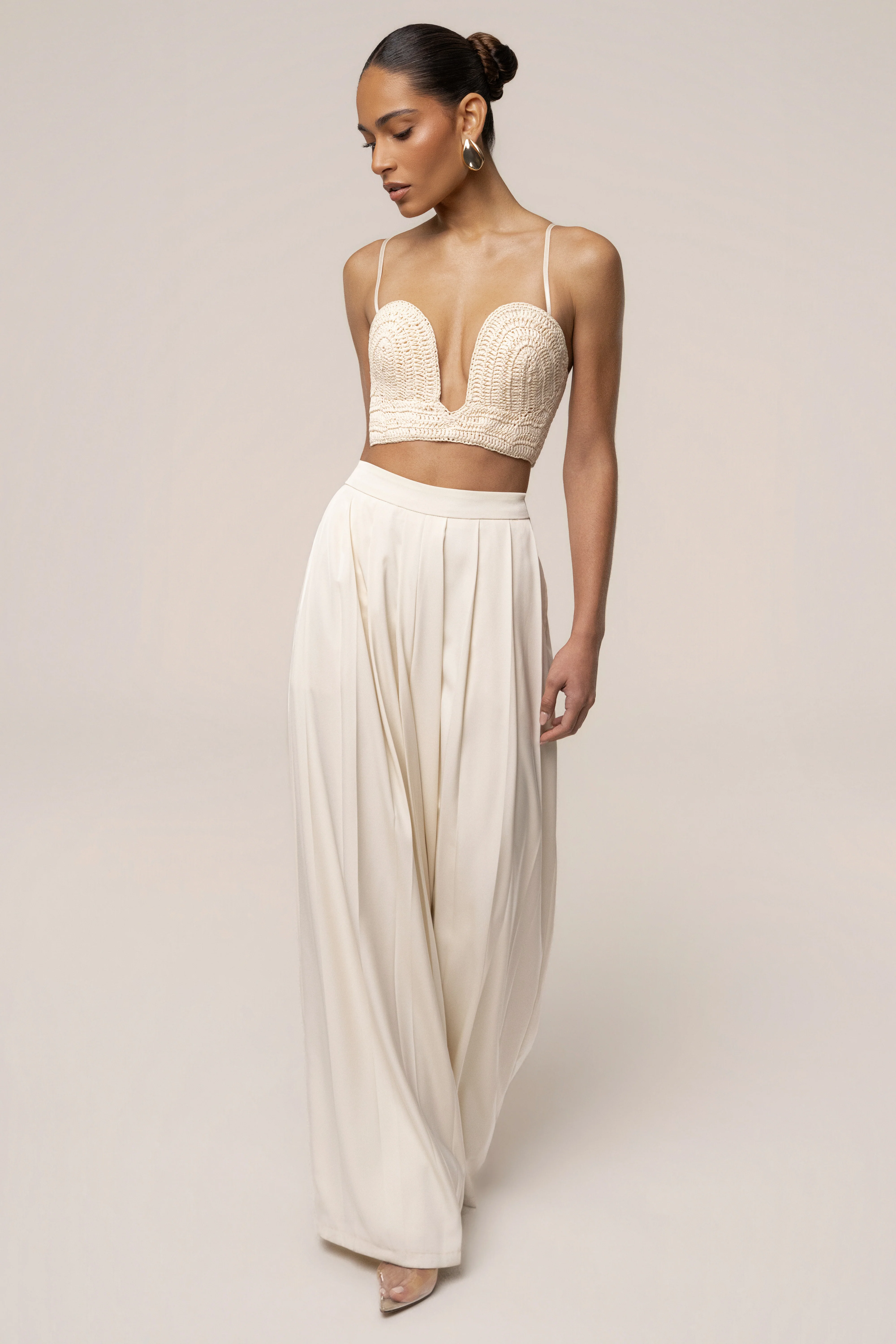 Buttercream Sail Away Texture Bustier