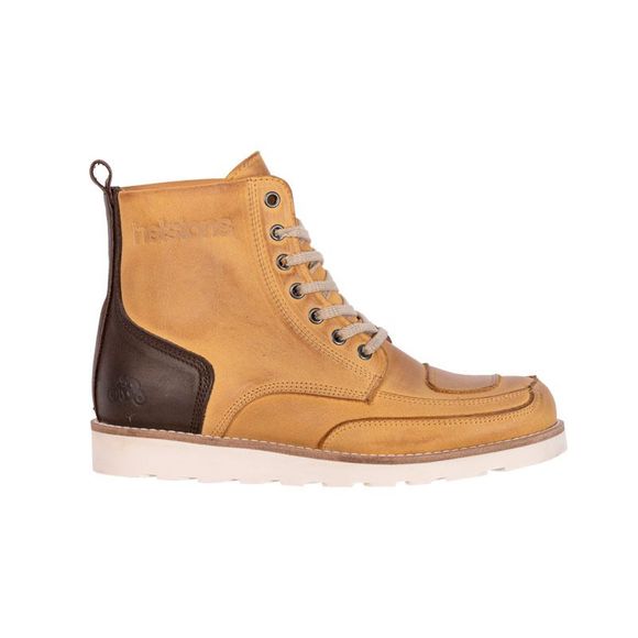 Helstons FREEDOM ANILINE WAX LEATHER Half Boots - BrownRef : HS0806