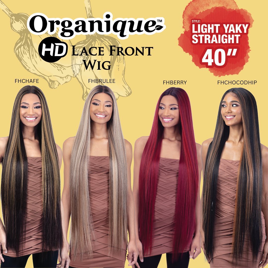 Milky Way Organique HD Lace Front Wig Light Yaky Straight 40