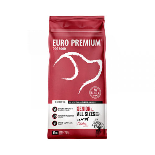 Euro Premium Senior - Chicken & Rice - 12kg