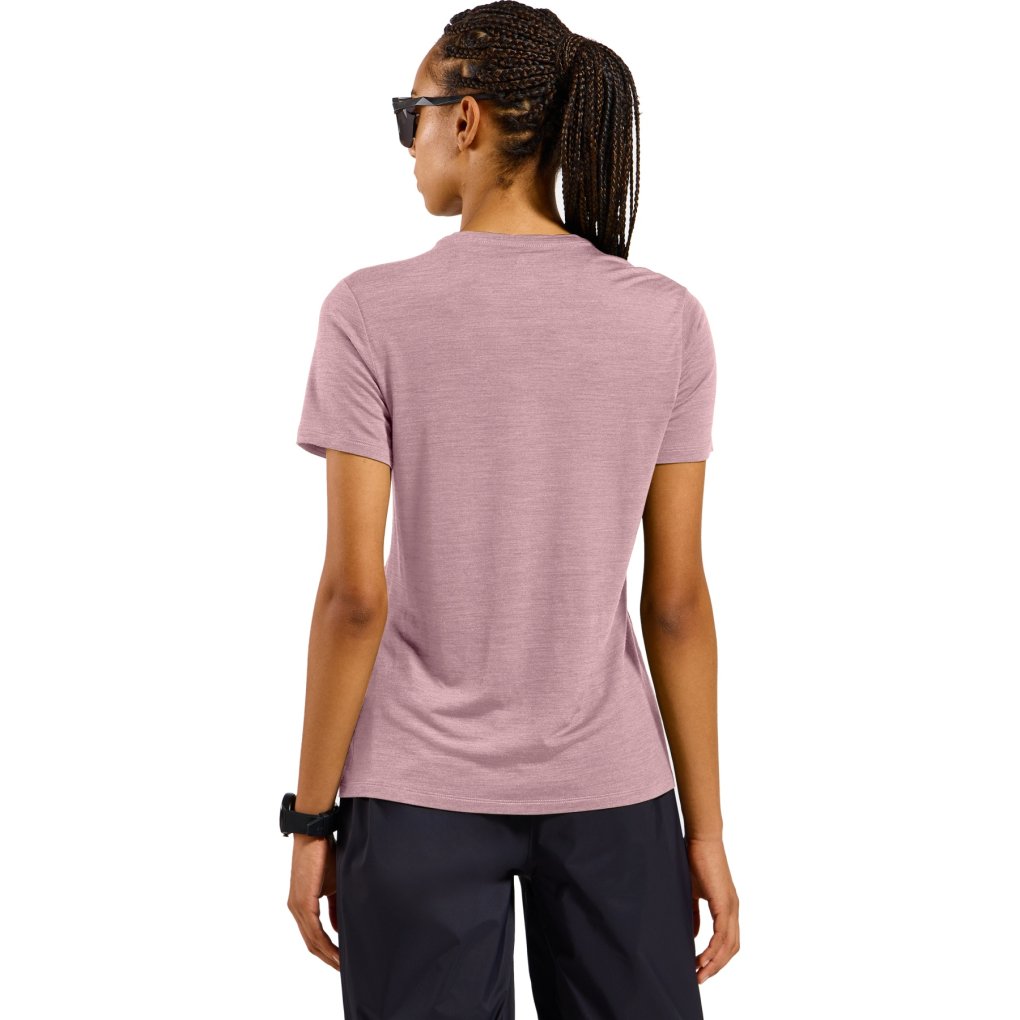 Odlo Ascent Merino-Blend 130 T-Shirt Women - hyper pink