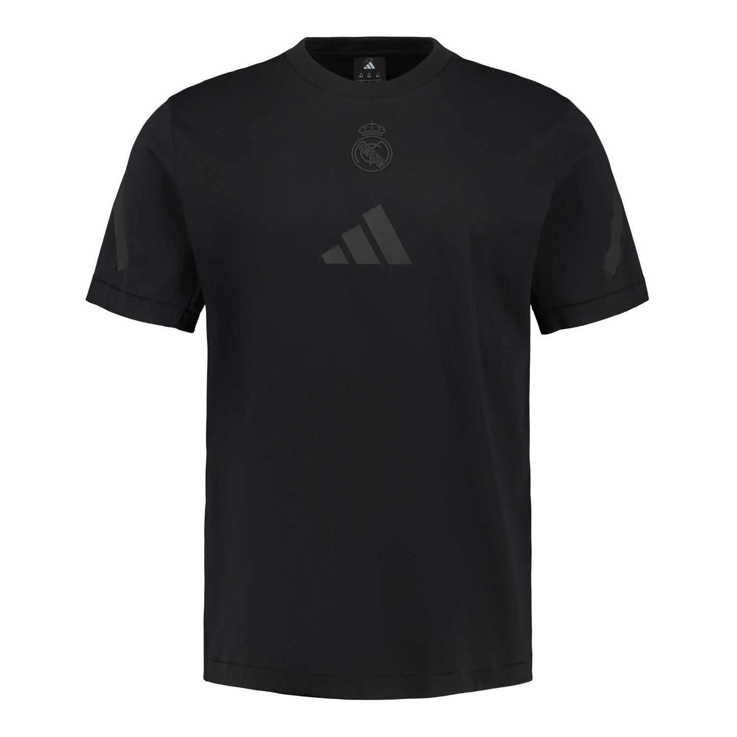 Mens adidas Real Urban T-Shirt Black