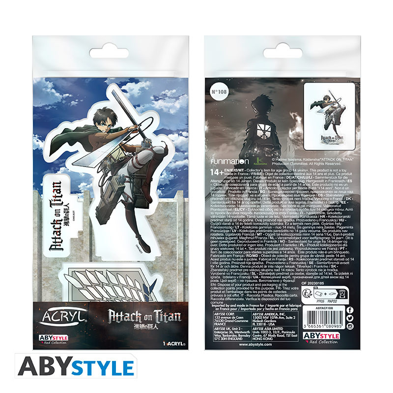 ATTACK ON TITAN Acryl® S3 Eren