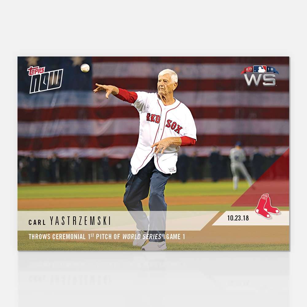 Carl Yastrzemski - 10/23/2018 TOPPS NOW® Card 926 - Print Run: 758