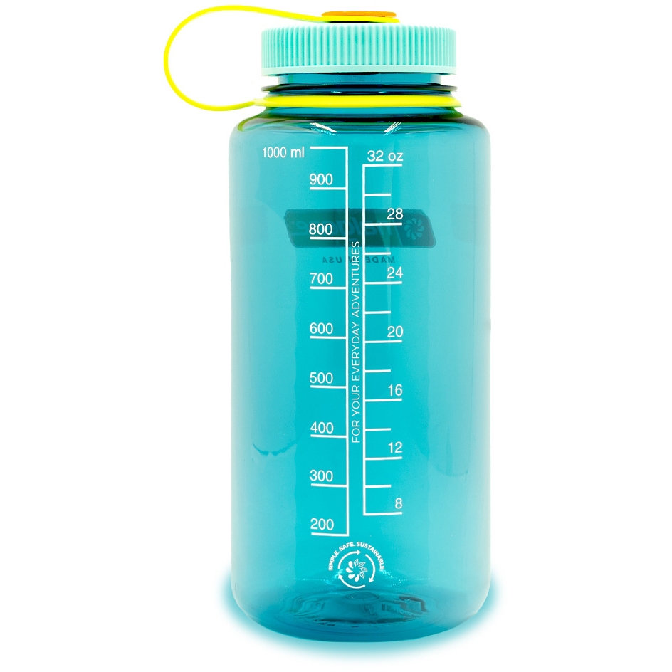 Nalgene Wide Mouth Sustain Bottle 1L - cerulean