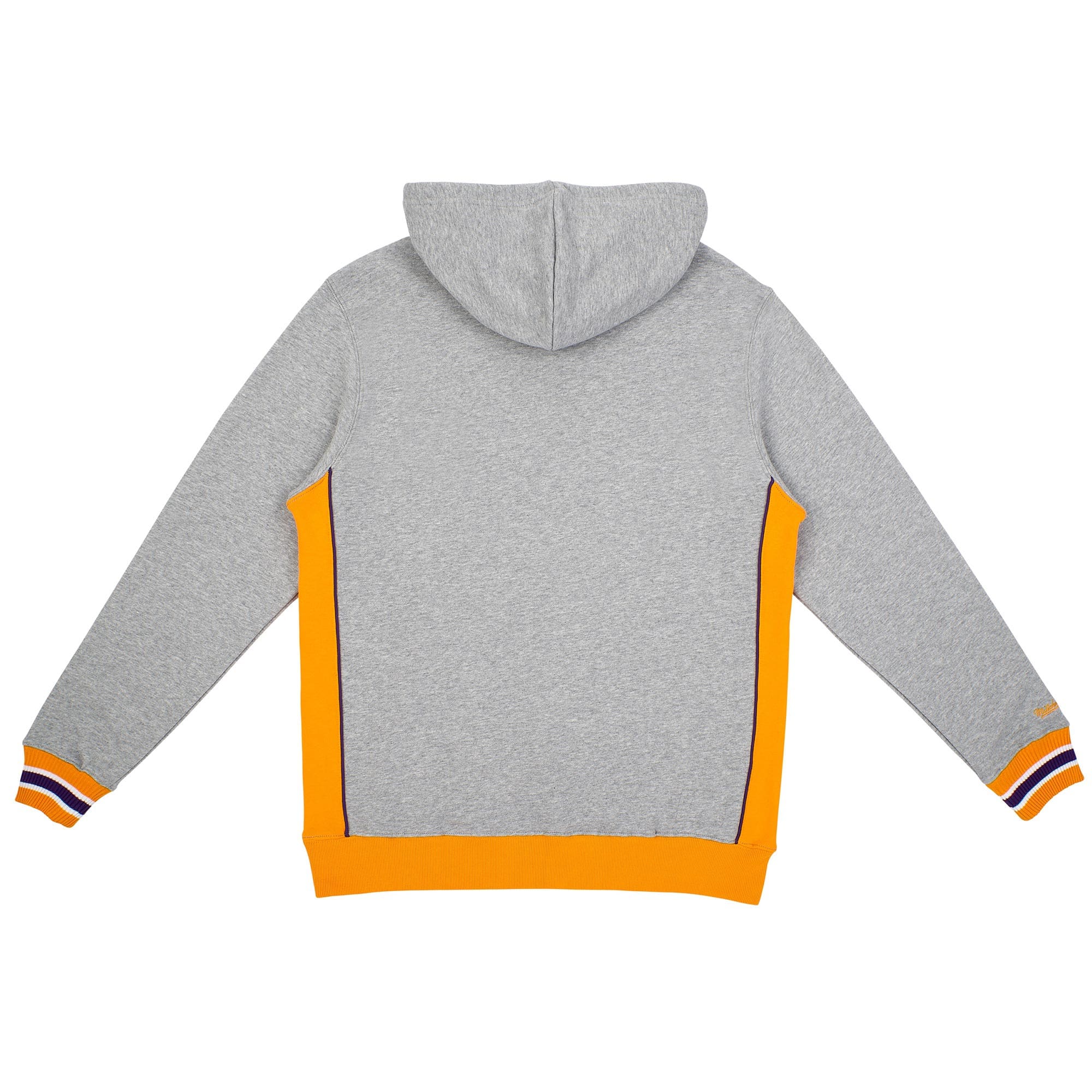 Los Angeles Lakers Pinnacle Mitchell & Ness Heavyweight Fleece NBA Hoodie Grey