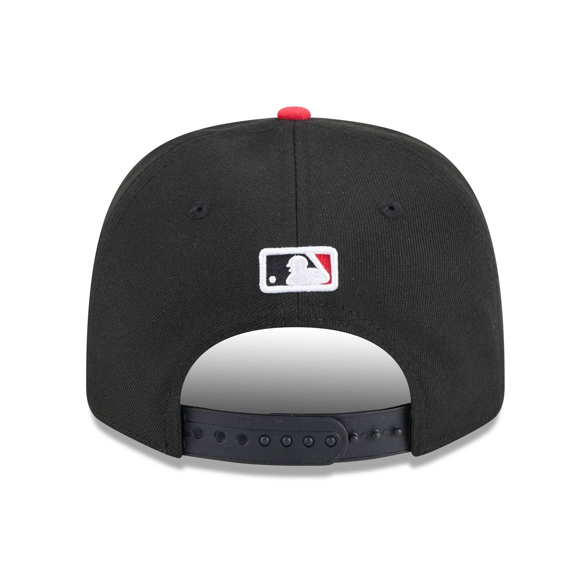 Cincinnati Reds MLB City Connect Stretch-Snap 9SEVENTY Cap Black