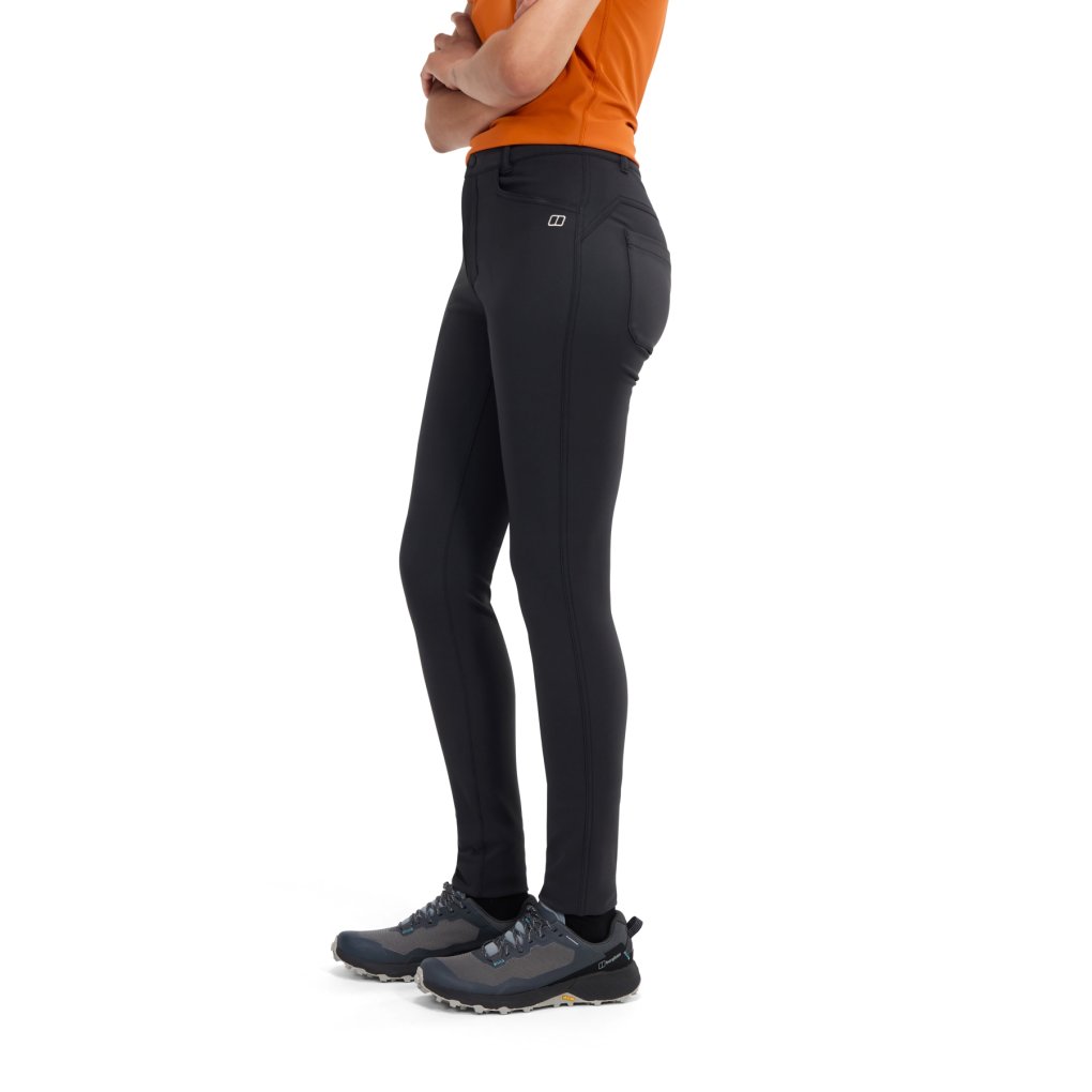 Berghaus Everyday Skinny Stretch Pants Women - Black/Black