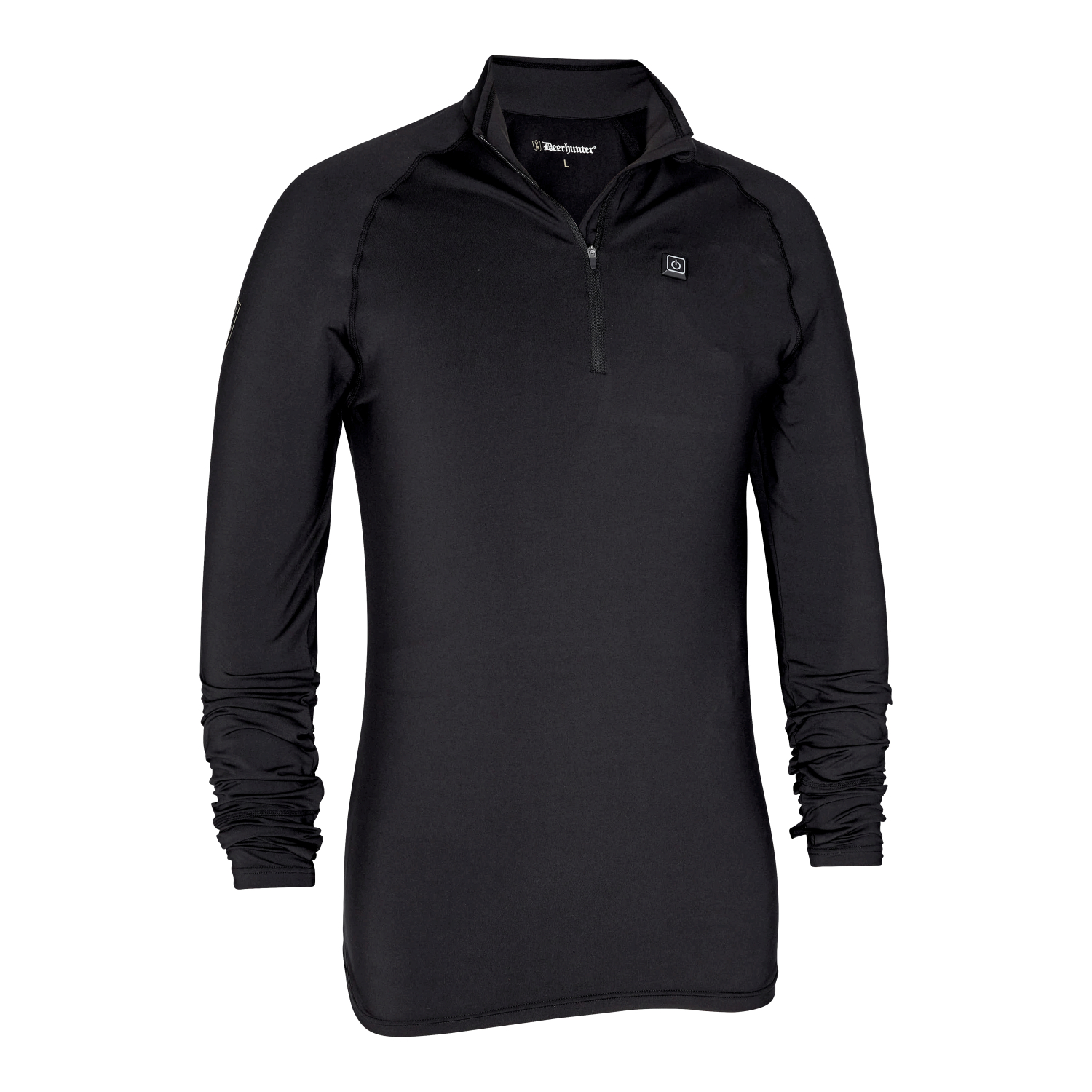 Deerhunter Heat Undershirt, With Zip (Black)