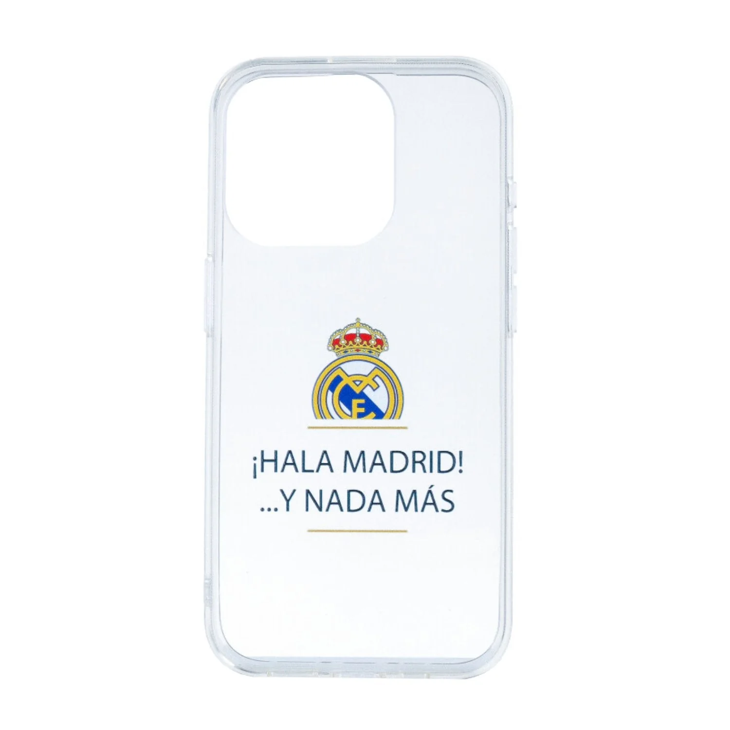 Real Madrid Transparent ¡Hala Madrid! iPhone 14 Pro Max Case