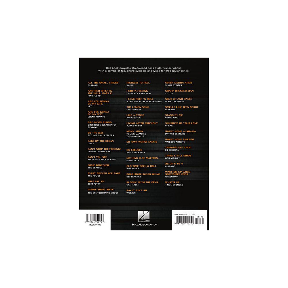 Hal Leonard Simple Songs for Bass – Thomann Ireland