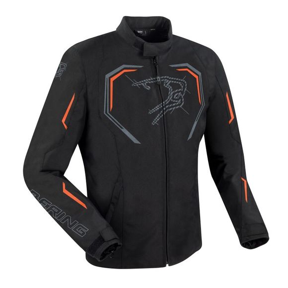 Bering Dundy - Black / Orange Motorcycle JacketRef: Br1532-C168