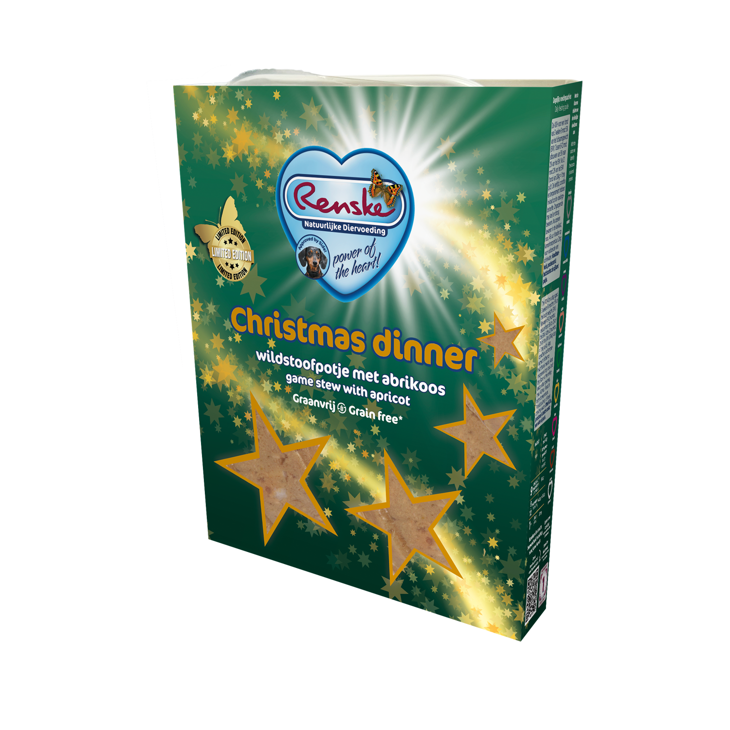 Renske Fresh Christmas Dinner - Turkey with cranberries - 3 x 395 g