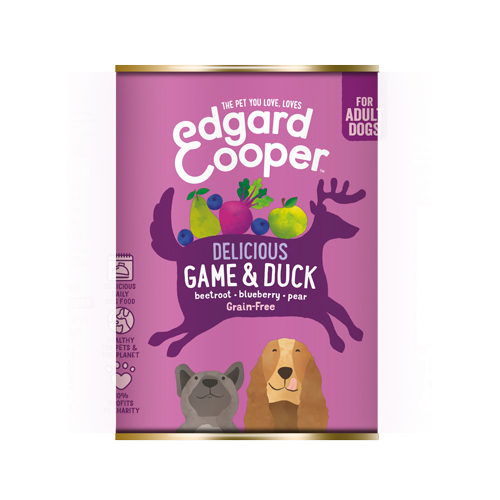 Edgard & Cooper Adult - Game & Duck - 6 x 400 g
