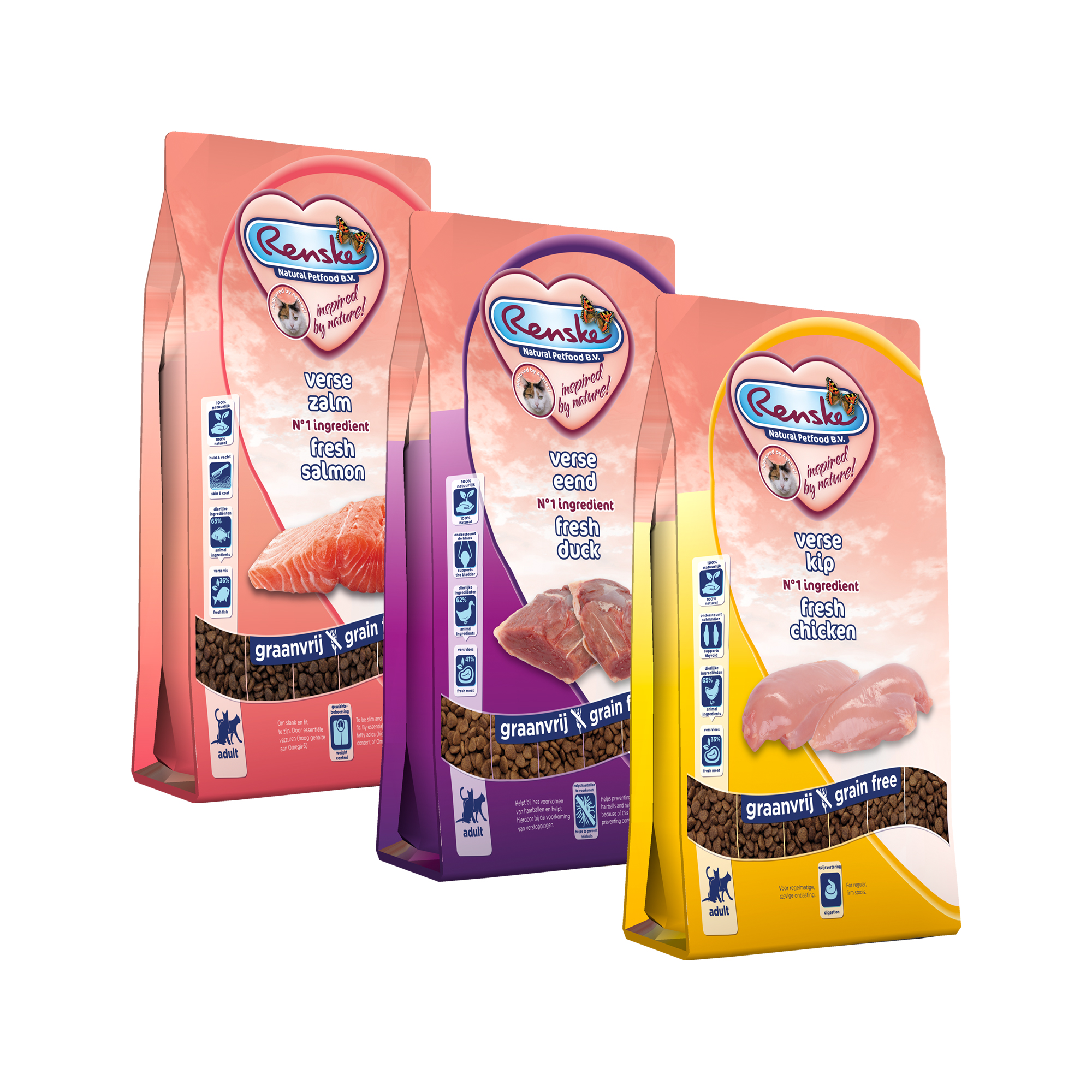 Renske Cat Super Premium Adult Dry Food - Duck - 400 g