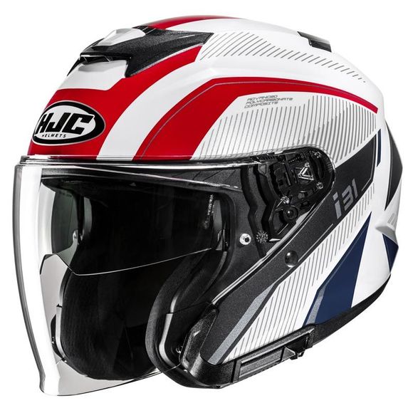 HJC I31 jet helmet - RENO - Blue / RedRef: HJ1335