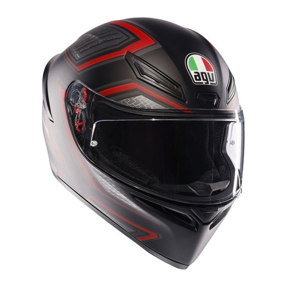 Casque intégral AGV K1 S - SLING - Noir / RougeRef : AG1059-C989