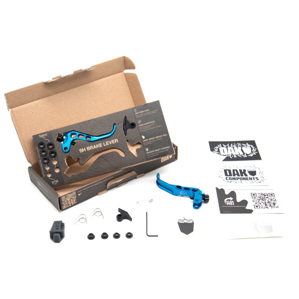 OAK Components SH Lever Blade Set - Shimano - blue