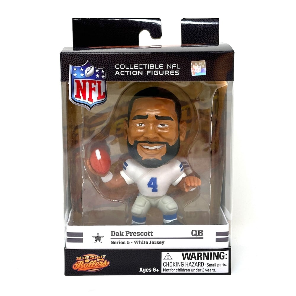 Dak Prescott Dallas Cowboys Big Shot Ballers NFL Figure