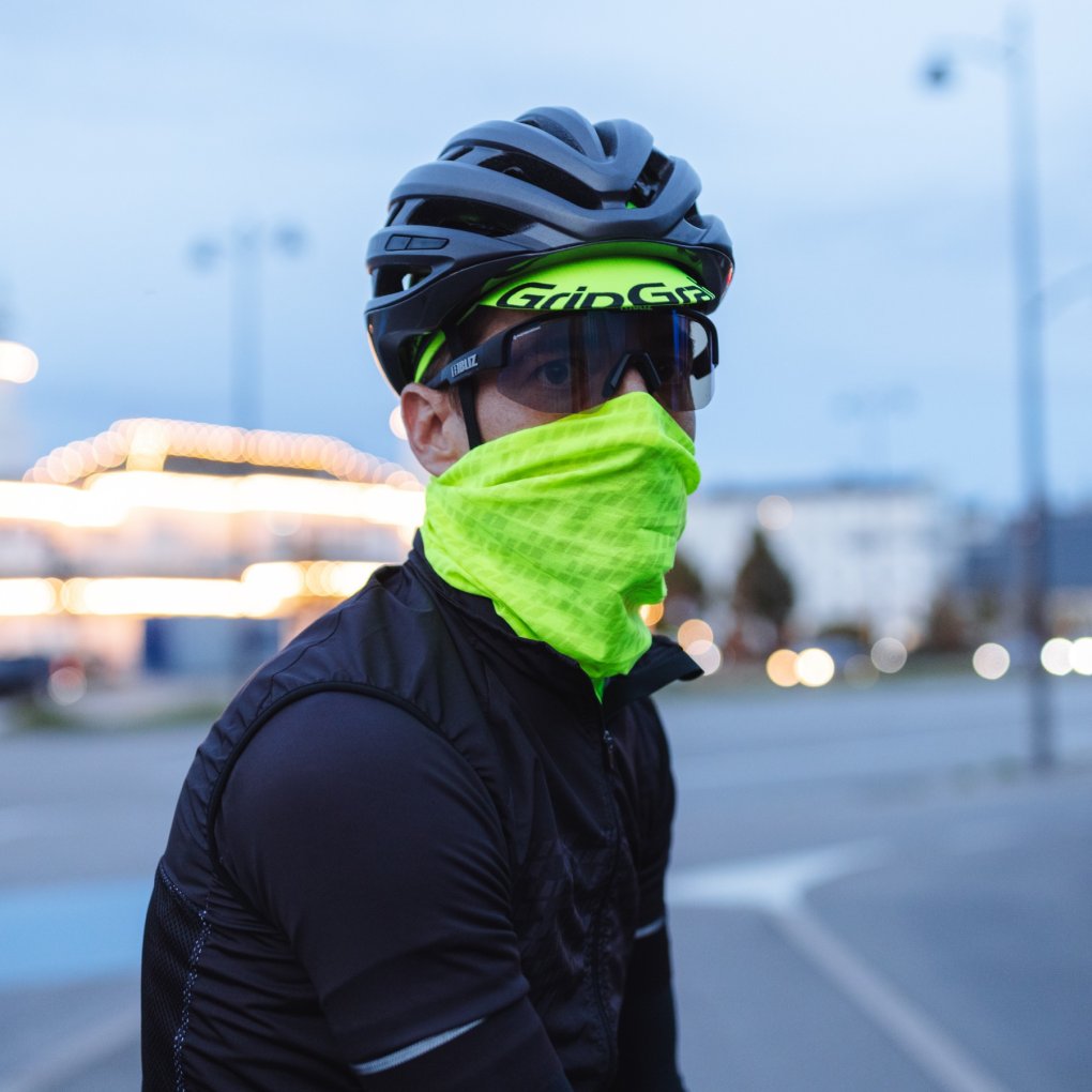 GripGrab Multifunctional Neck Warmer - Yellow Hi-Vis