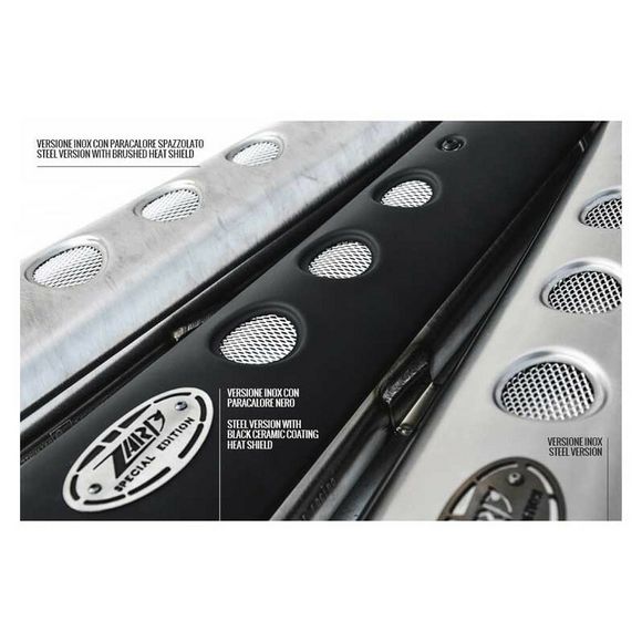 Complete Zard CONICAL HIGH Line - black stainless steel heat shield tipRef: Zad00715A / Ztp035S00Ssr-Bh