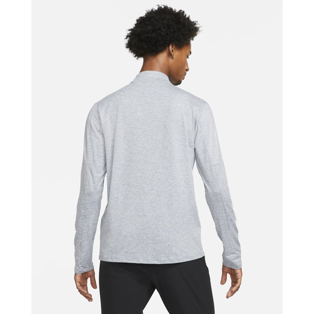 Nike Dri-Fit 1/4-Zip Longsleeve Running Top Men - smoke grey/grey fog/reflective silver DD4756-084