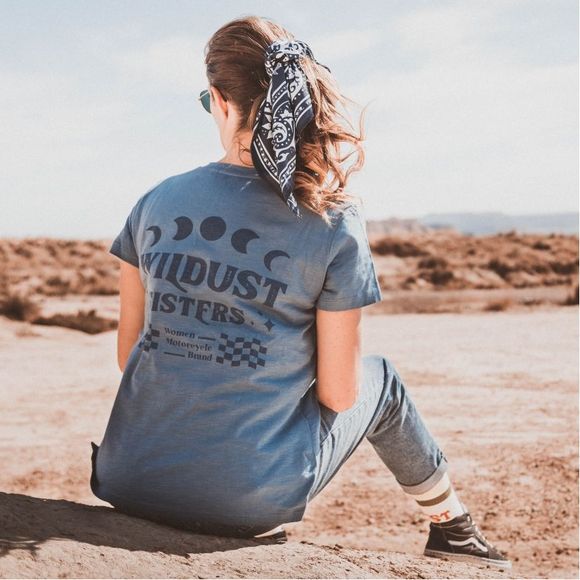 Wildust SISTERS short-sleeved t-shirt - BlueRef: WILD0014