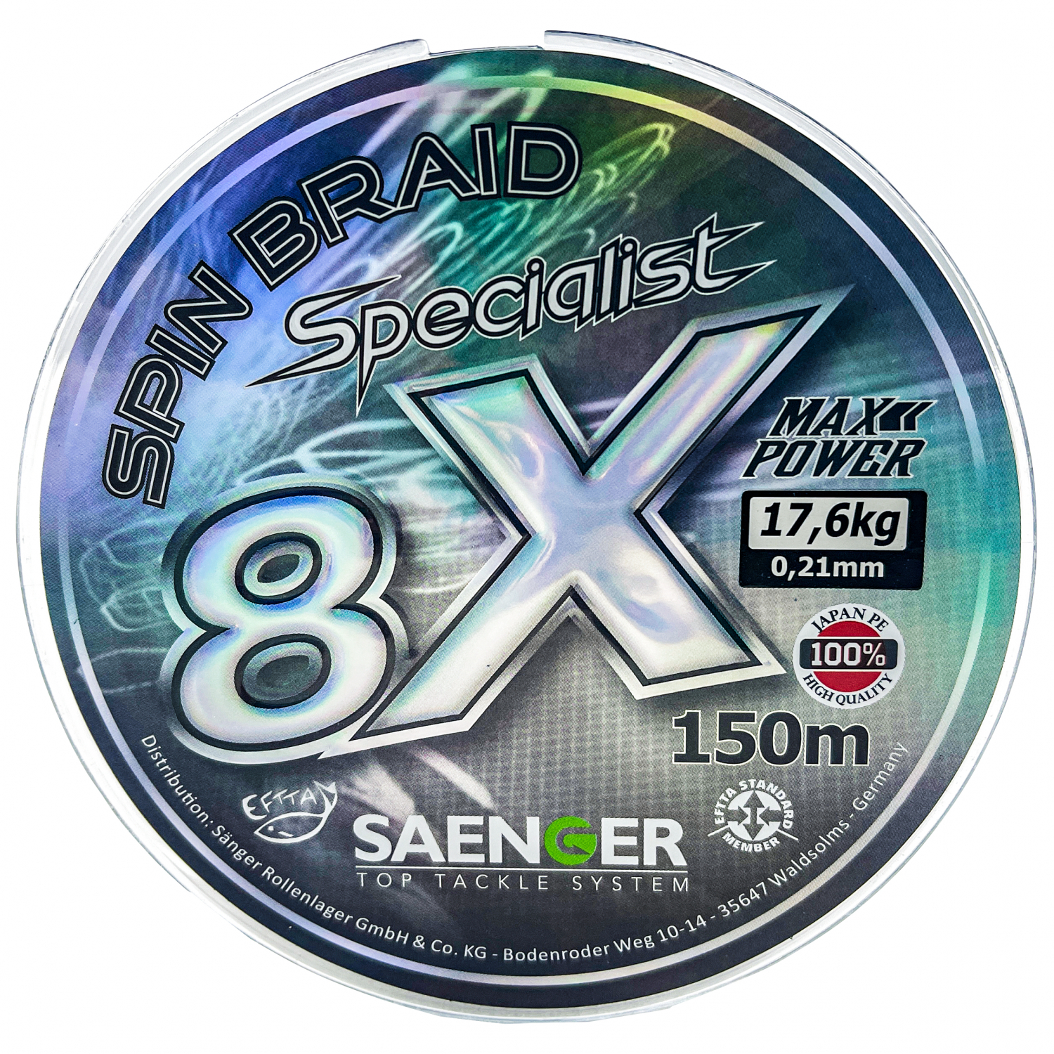 Sänger Fishing line Spin Braid Specialist 8x (black\/smoke)