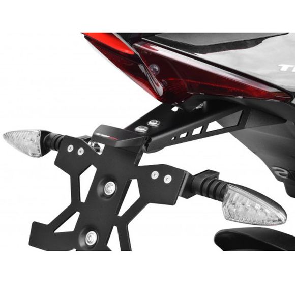 Top Block license plate holder APRILIA TUONO V4 2021- - BlackRef: SPEA10
