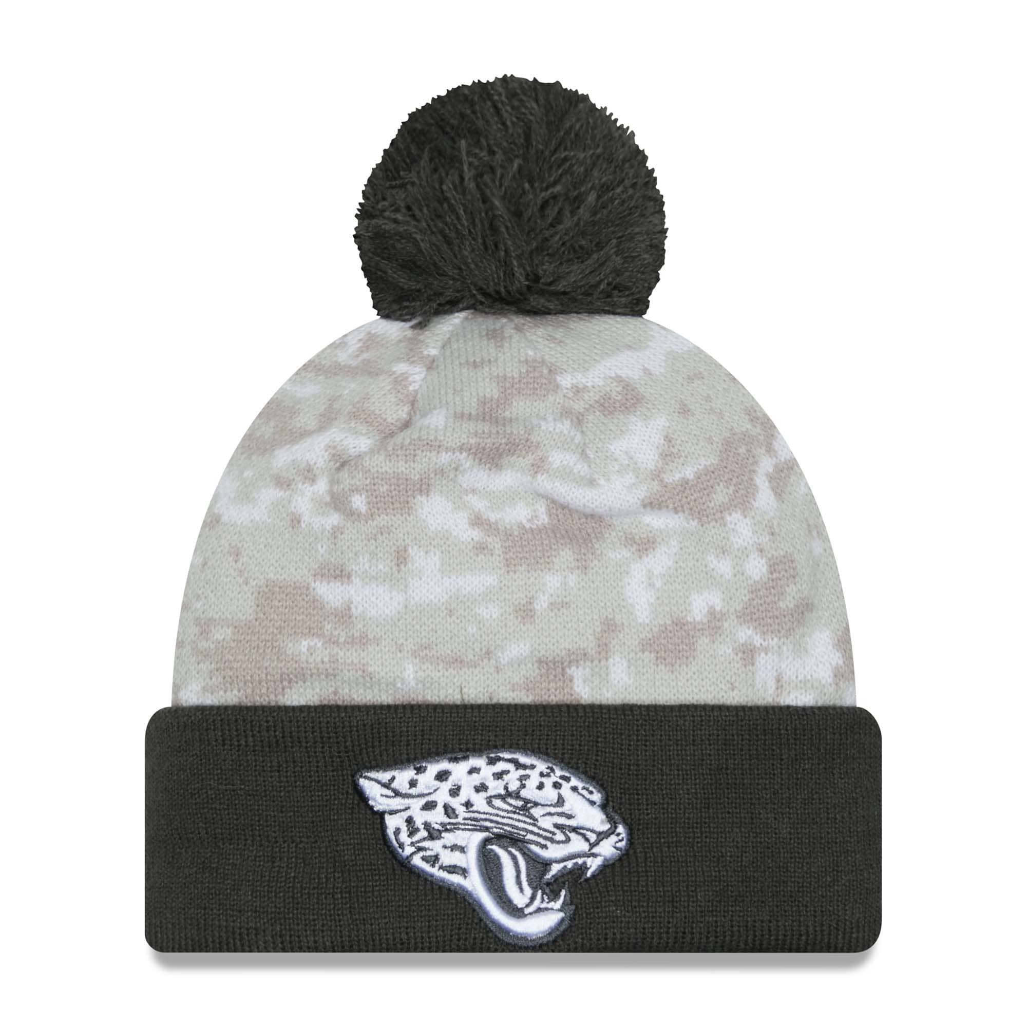 Jacksonville Jaguars 2024 NFL Salute to Service New Era Sport Pom Knit