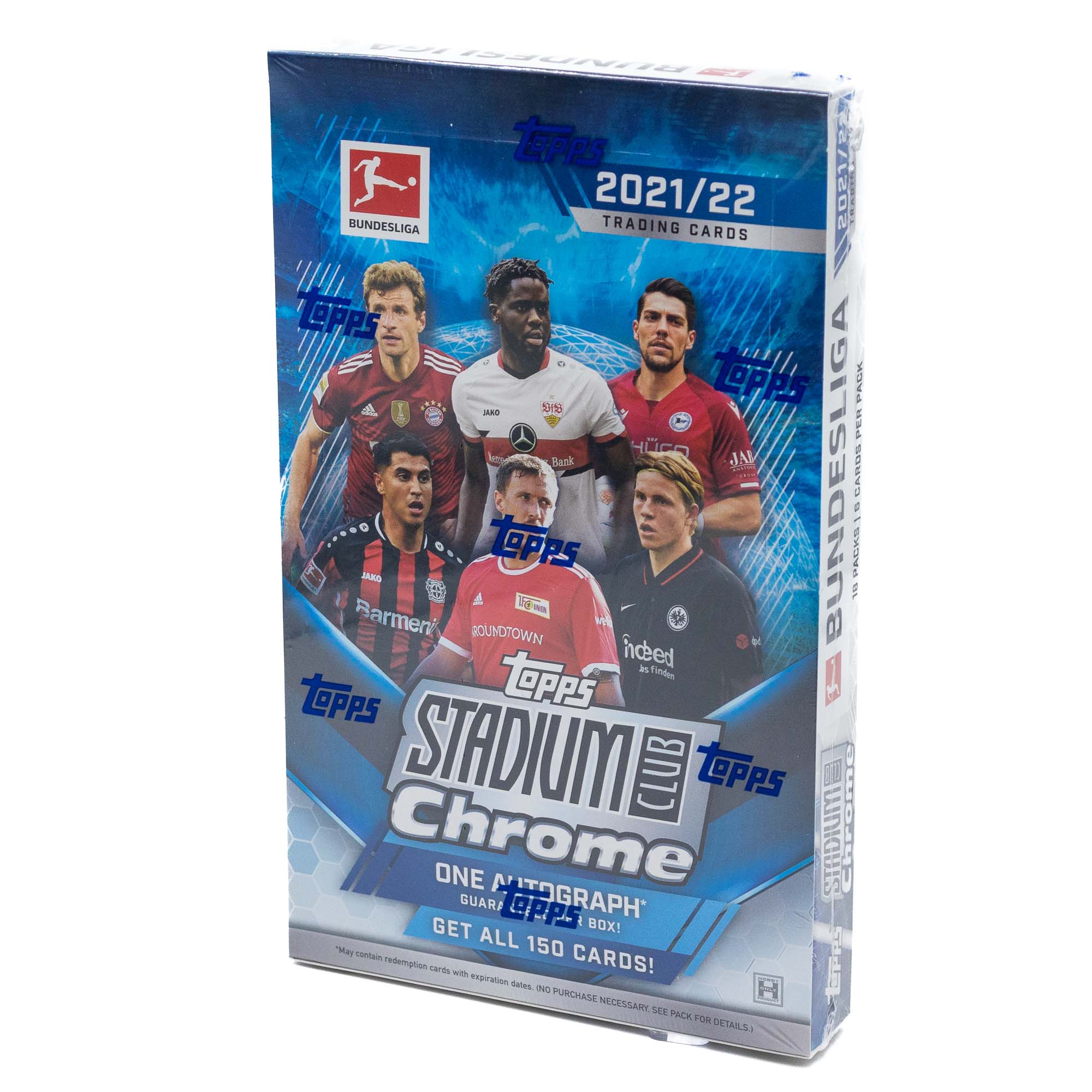 2021/22 Topps Stadium Club Chrome Bundesliga Soccer Hobby Box