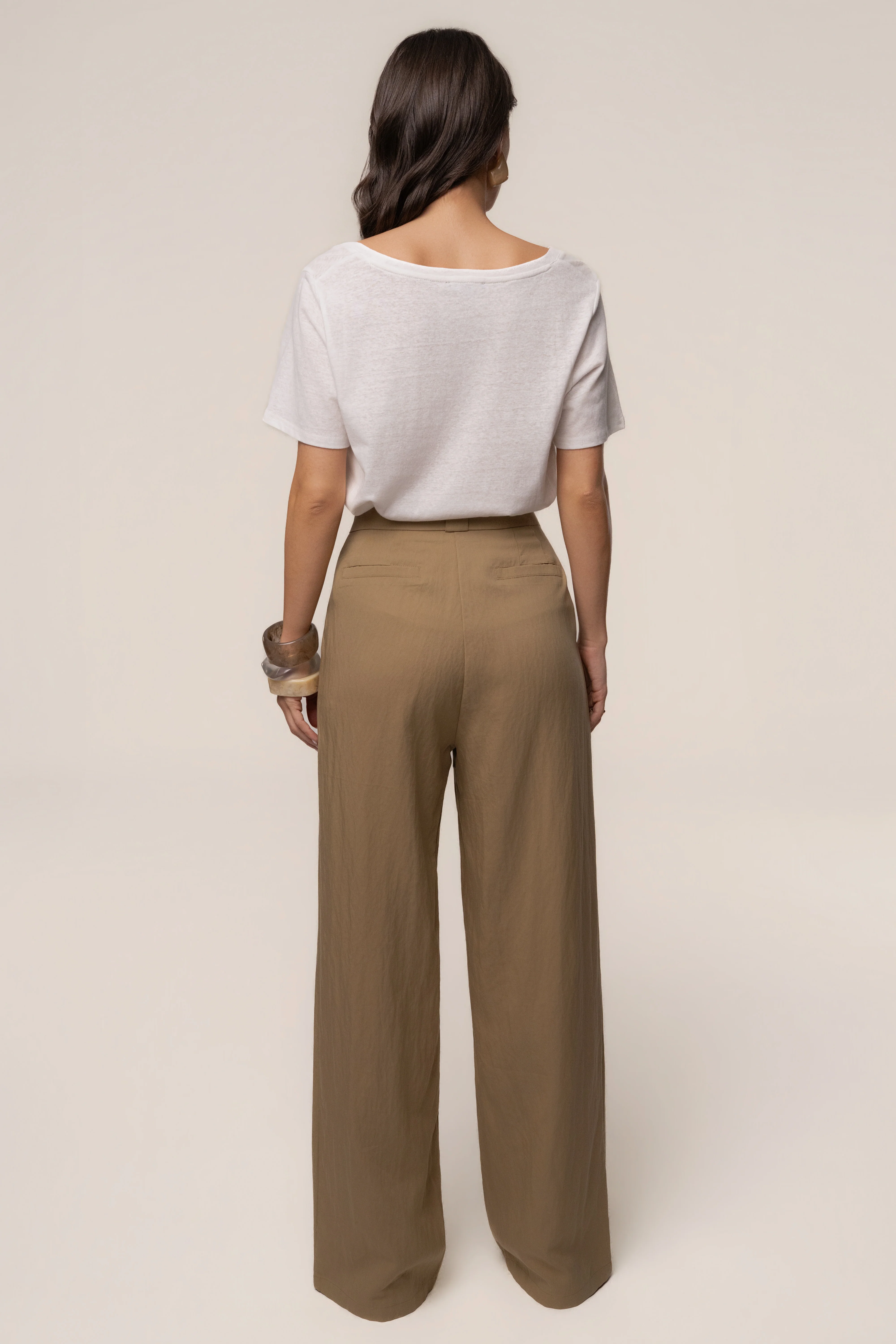 White At Ease Scoop Top