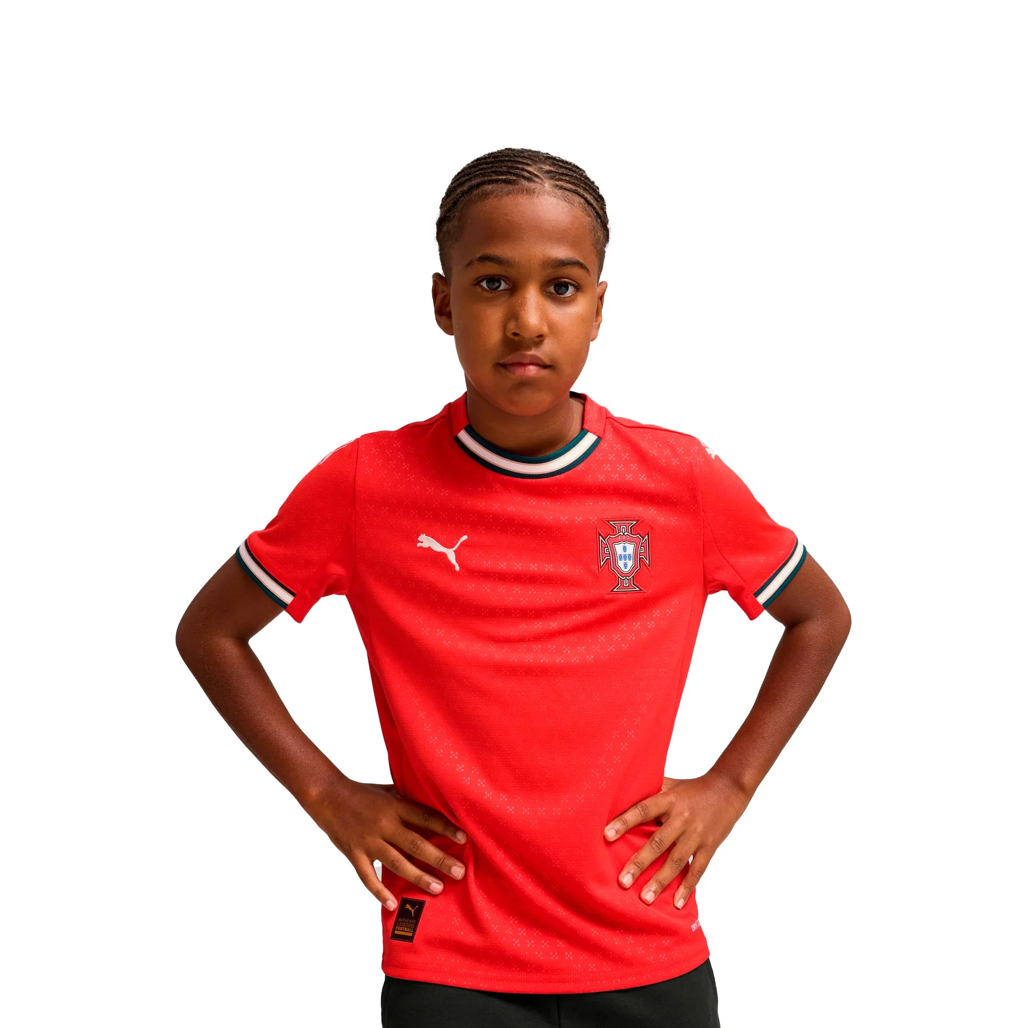 Portugal FPF Junior Home Jersey 2025