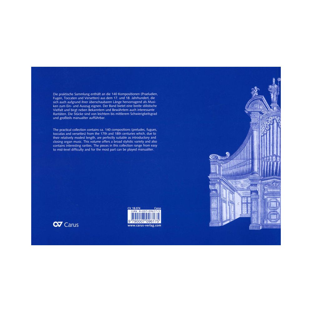 Carus Verlag Organo pleno – Thomann Ireland