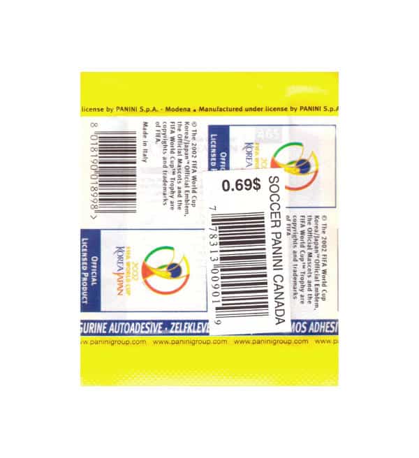 Panini World Cup 2002 Korea Japan - Packet With 6 Stickers