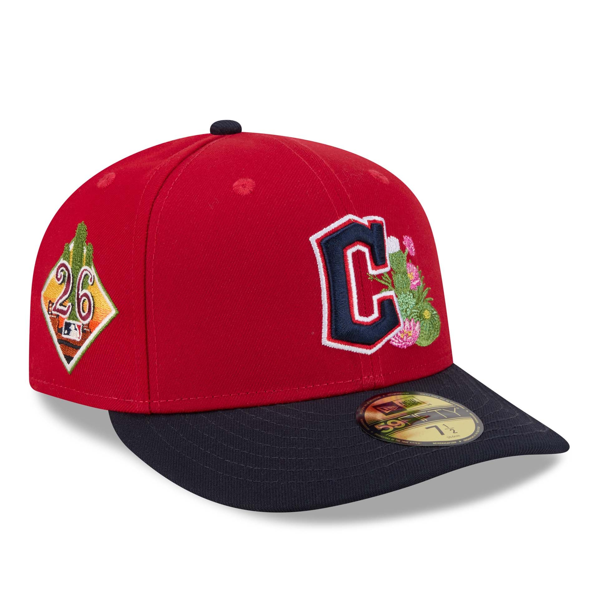 Cleveland Guardians 2026 MLB Authentic Spring Training 59FIFTY Pre-Curved Cap Red