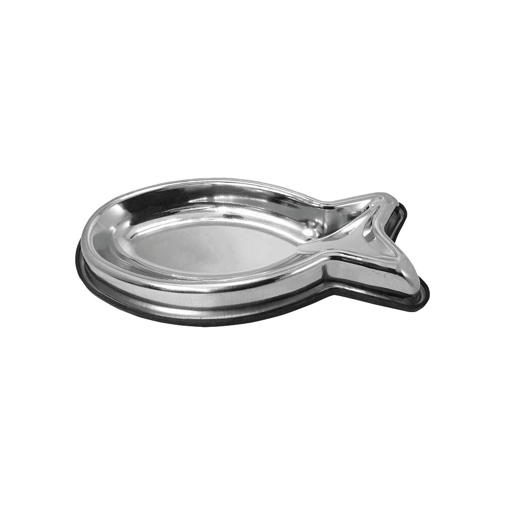 Nobby - Stainless Steel Food Bowl Fish - 21cm - 170 ML