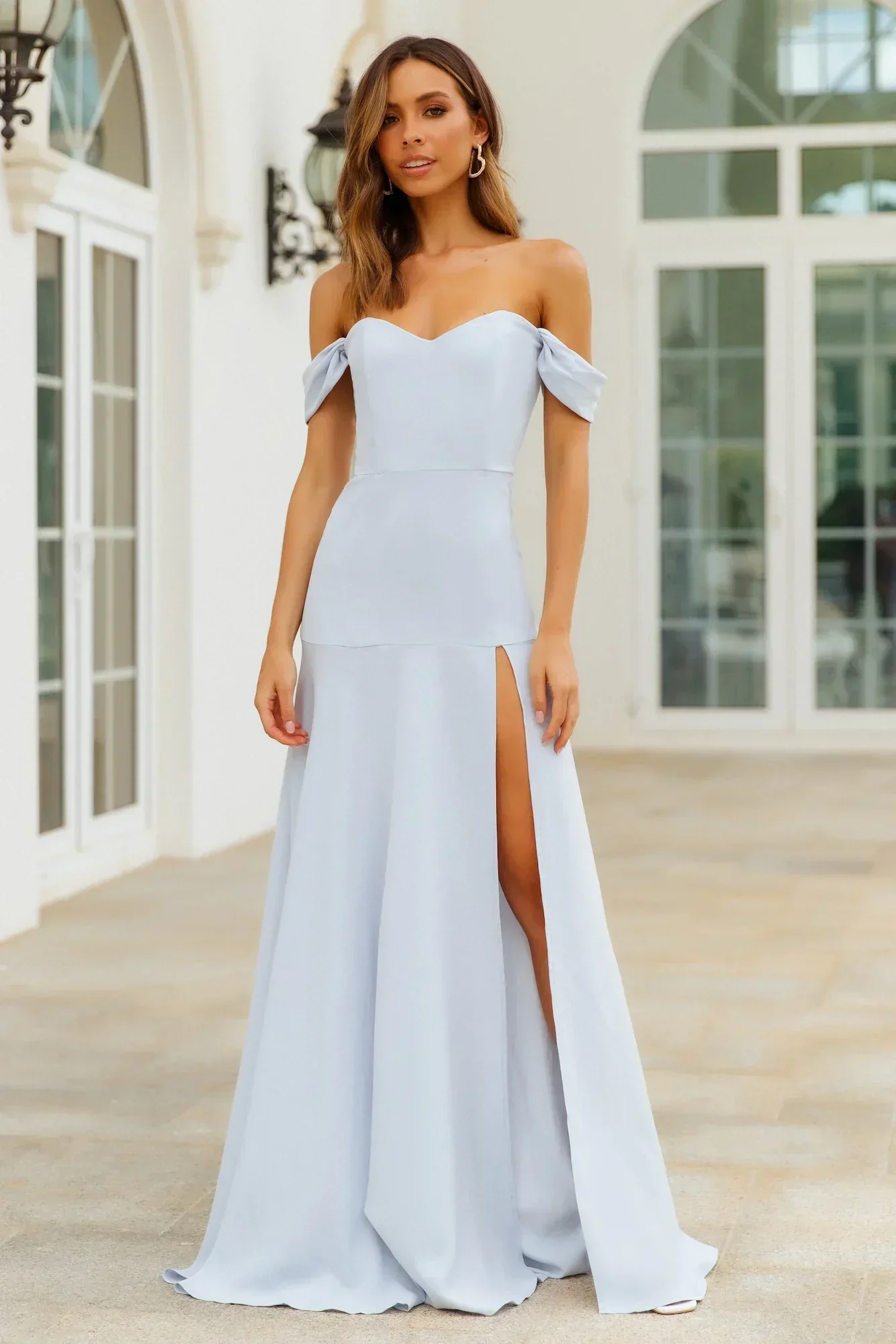 Blushing Cinderella Maxi Dress