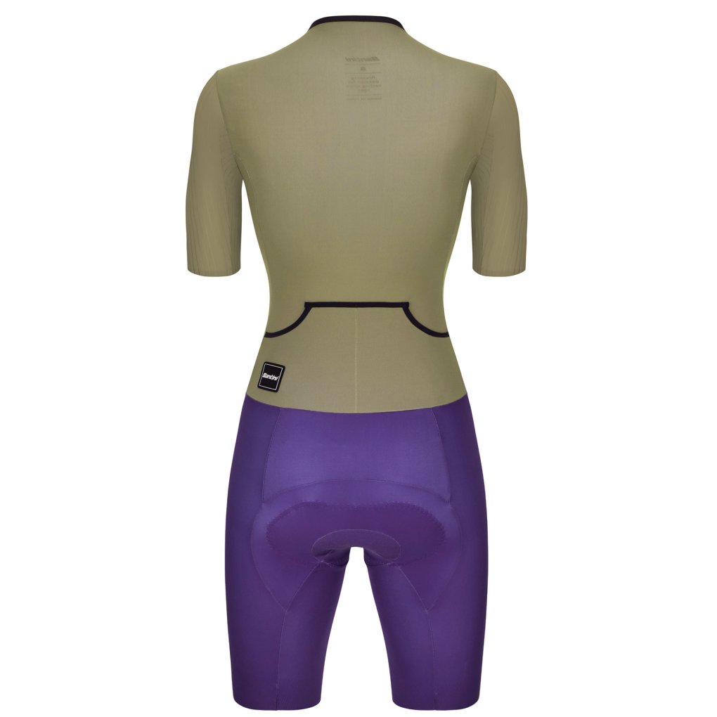 Santini Viper Trisuit Women 5T780LIMGVIPER - ocra