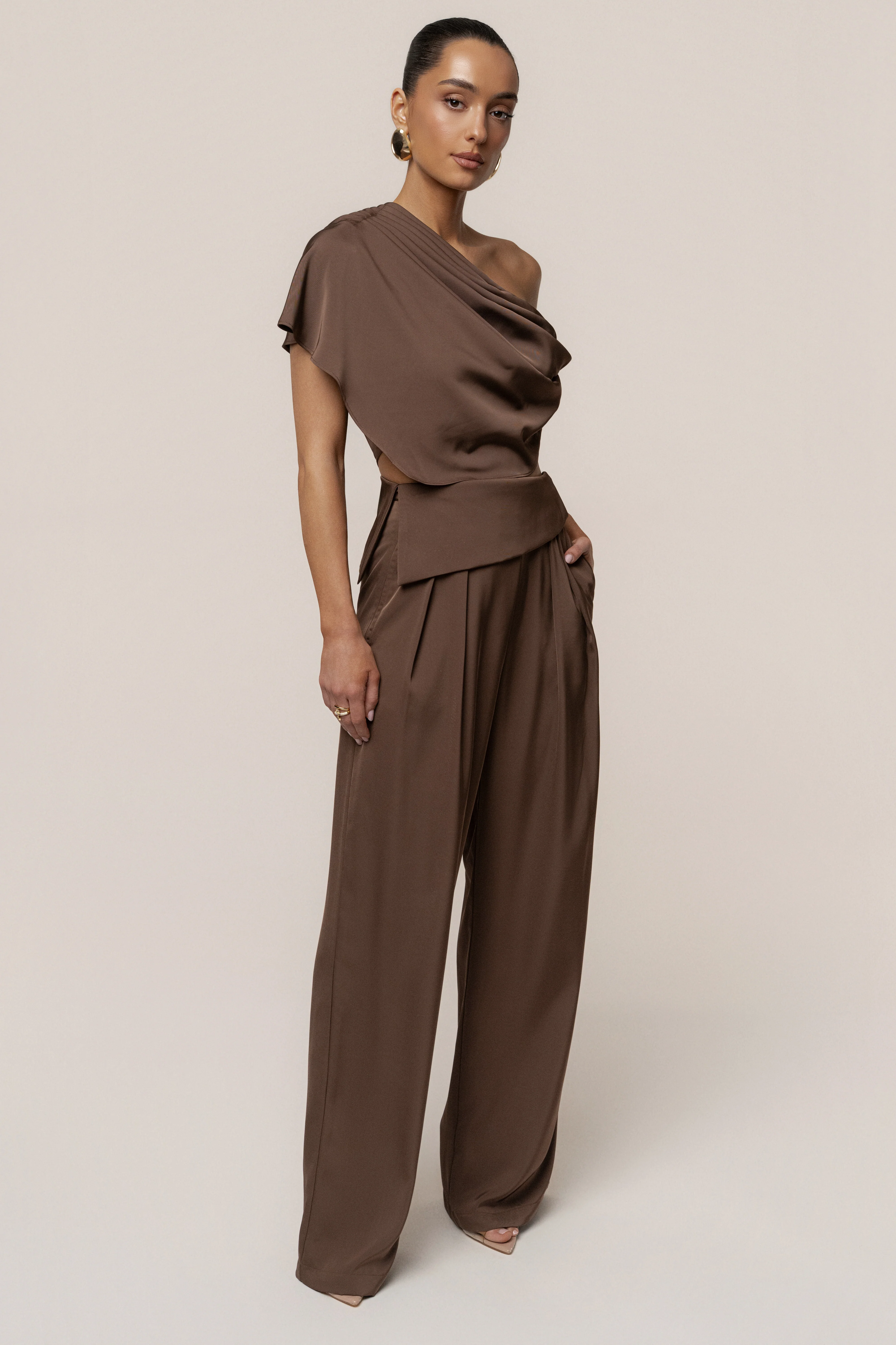 Chocolate Executive Trousers