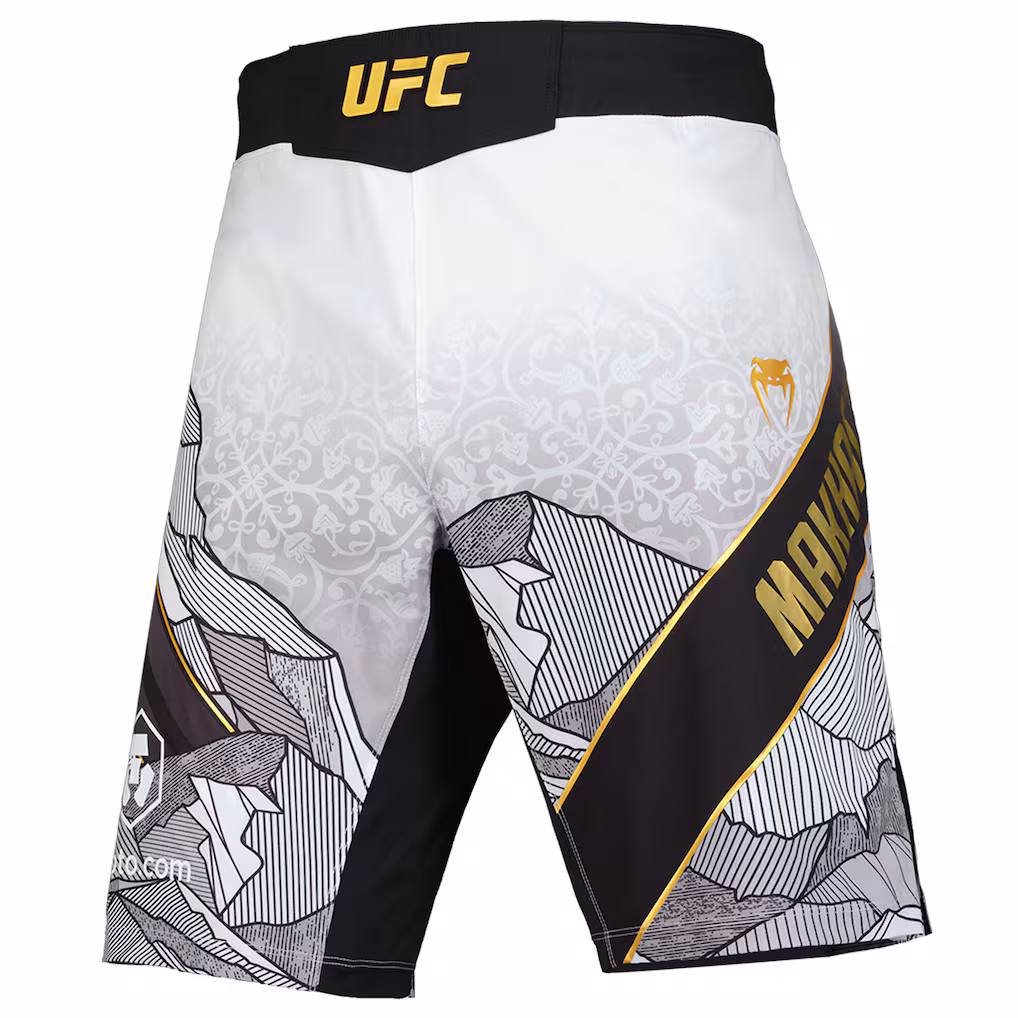 Islam Makhachev Unrivaled by Venum Fight Short - White/Black - Mens