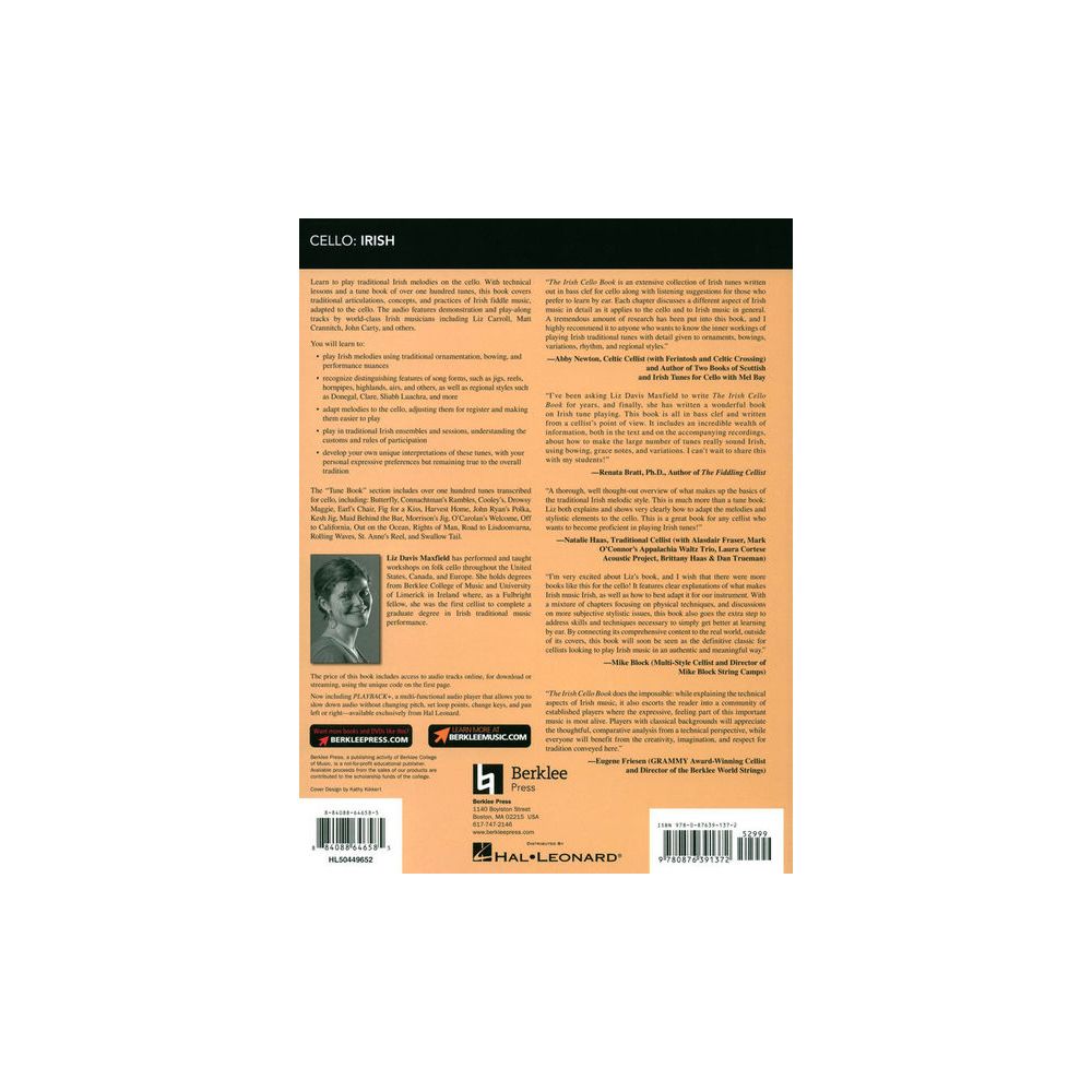 Berklee Press The Irish Cello Book – Thomann Ireland