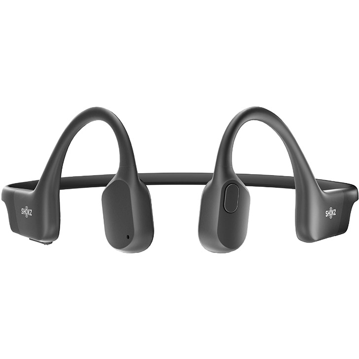 Shokz OpenRun Bone Conduction Sport Headphones - USB-C - Cosmic Black