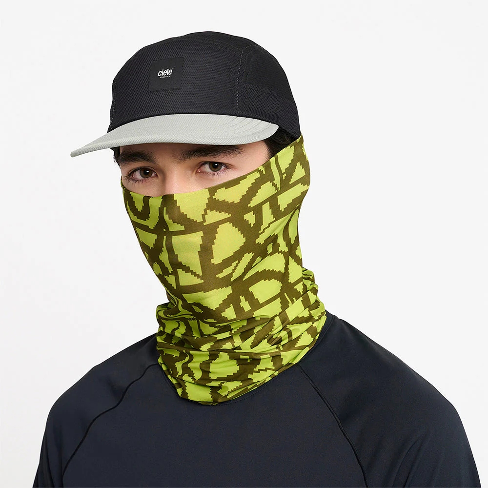 Ciele Athletics BFCollar - All Over Loopy Tile - limegreen