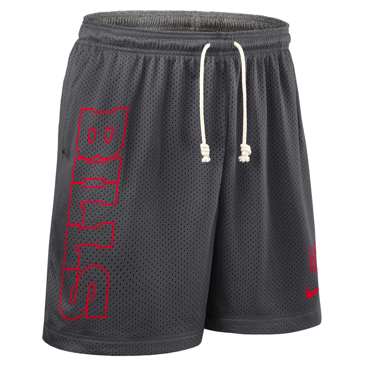 Buffalo Bills 2025 NFL Sideline Reversible Mesh Nike Dri-FIT Shorts Black