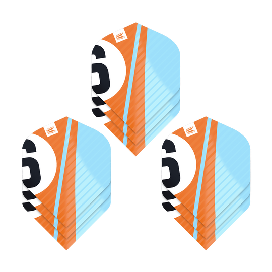 Target Pro Ultra Chicane Orange No2 Standard Flights - 3 sets