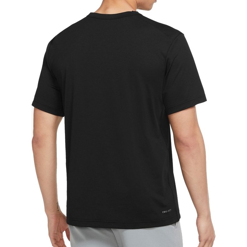 Nike Dri-FIT UV Hyverse Short-Sleeve Fitness Top Men - black/white DV9839-010