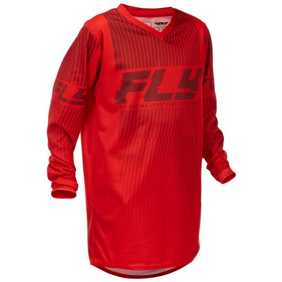 Maillot cross Fly F-16 - ENFANT - Noir / RougeRef : FL1893
