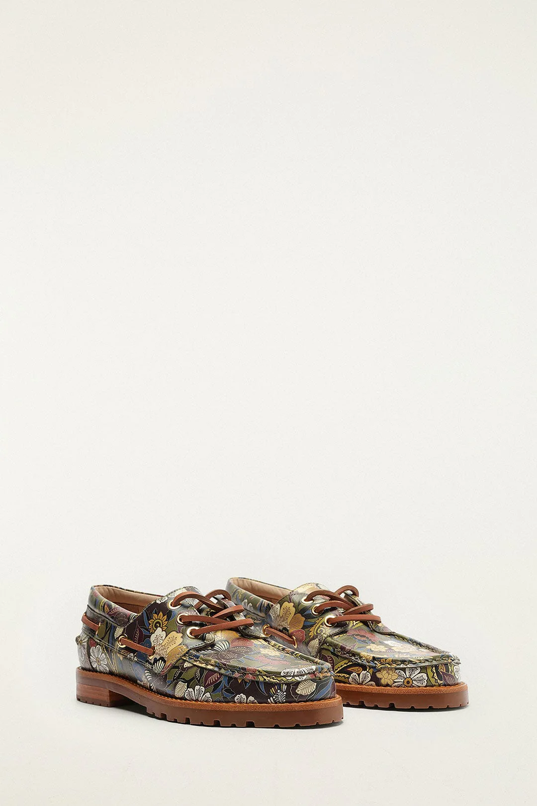 Printed Boat Shoes